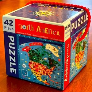 MUDPUPPY North America Map Puzzle